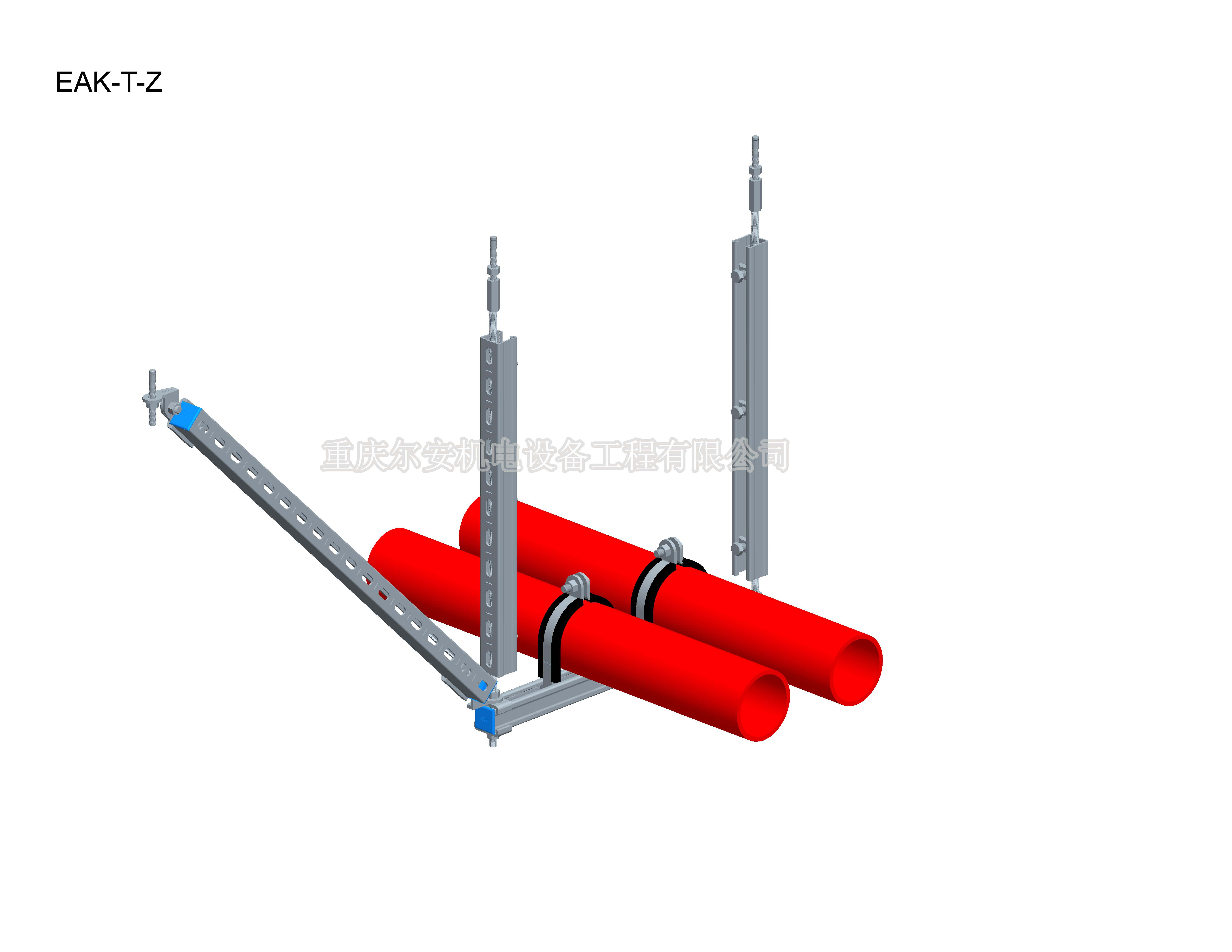 多管侧向抗震支吊架